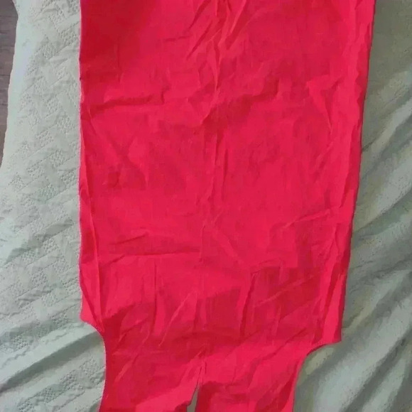 Fuchsia stretching cotton mini dress size 8 - Picture 6 of 9